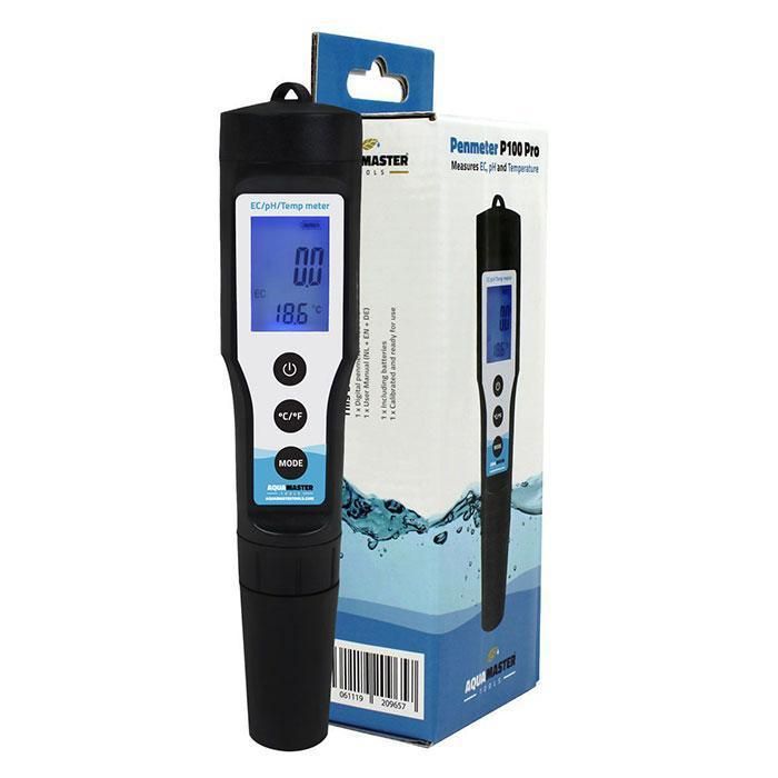Aqua Master P110 Combo Pen Meter pH/EC/Temperature
